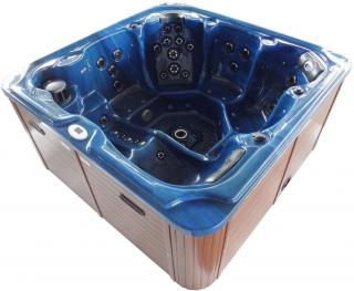 Sanotechnik - OASIS MAXI 5 - miestna záhradná vírivka SPA JACUZZI - 210 x 210 x 92 cm - modrá