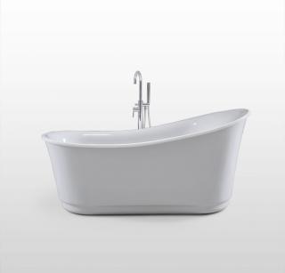Sanotechnik - Oxford - Samostatne stojaca vaňa 178 x 88 cm biely lesk