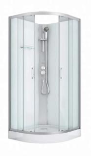 Sanotechnik QuickLine Dallas chrom - Sprchová kabína  90 x 90 x 210 cm