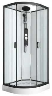 Sanotechnik - QuickLine EPIC 1 - Sprchový box čtvrtkruhový - 90 x 90 x 235 cm