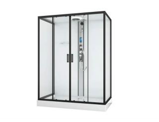 Sanotechnik QuickLine New York black - Sprchová kabína 160x90x215 cm