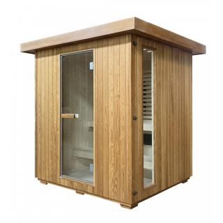 Sanotechnik - Vonkajšia kombinovaná sauna (Fínska / infrasauna) pre 3 osoby LAHTI