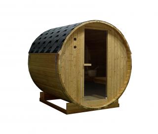 Sudová sauna TROMSÖ L pre 4 osoby 194,8x180x191,5 cm