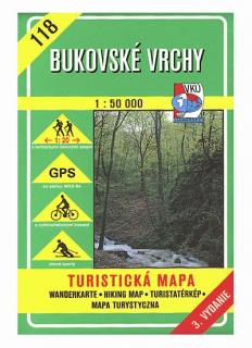 VKÚ Harmanec Mapa Bukovské Vrchy 118 1:50000