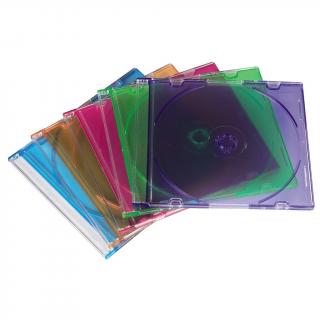 Cd slim box, 50 ks v krabici, rôzne farby