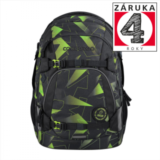Coocazoo 211321 Školský ruksak coocazoo MATE, Lime Flash, certifikát AGR