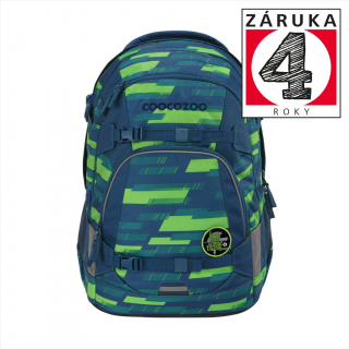 Coocazoo 211498 Školský ruksak coocazoo MATE, Lime Stripe, certifikát AGR