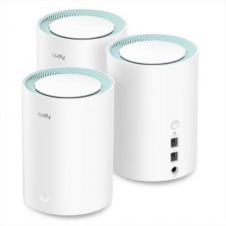 Cudy 216285  AC1200 Wi-Fi Mesh systém Gigabit, set 3 ks (M1300(3-Pack))