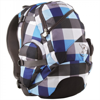 HAMA 102664 ruksak Techpack, Chiemsee Checking Black