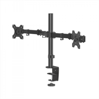 HAMA 118491  stolný držiak pre dva monitory 32  Standard, 2 ramená