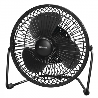 HAMA 12364  stolový ventilátor Metal, 20 cm (8 ), 2 stupne rýchlosti, USB napája