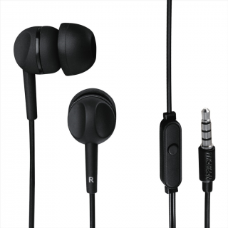 HAMA 132479 Thomson slúchadlá s mikrofónom EAR3005, silikónové štuple, čierne