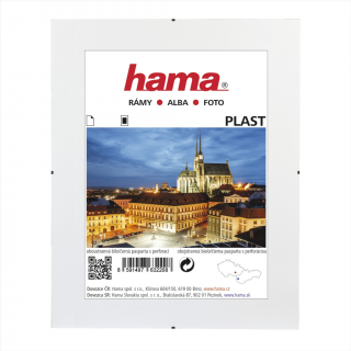 HAMA 143172  clip-Fix, priehľadný plast, 29,7 x 42 cm