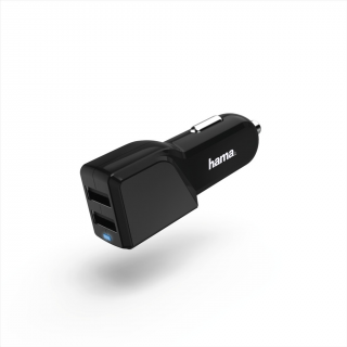 HAMA 178381  dvojitá USB nabíjačka do vozidla, 4,8 A