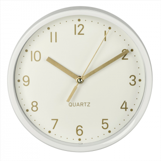 HAMA 186302  Golden, stolné hodiny, tichý chod, biele