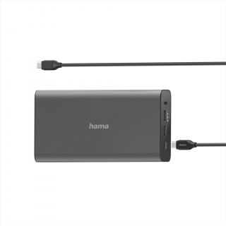 HAMA 200012  powerbanka, USB-C, 26800 mAh, Power Delivery (PD), 5-20 V 60 W (aj