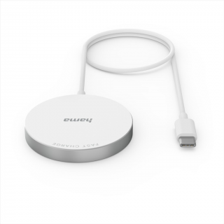 HAMA 201672  bezdrôtová nabíjačka Qi MagCharge FC15, 15 W, MagSafe uchytenie