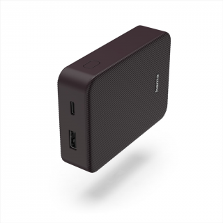 HAMA 201712  Colour 10, powerbanka 10000 mAh, 3 A, výstup: USB-C, USB-A, slivkov