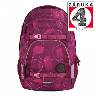 HAMA 211303 Školský ruksak coocazoo MATE, Berry Bubbles, certifikát AGR