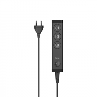 HAMA 223201  sieťová USB nabíjačka 6x USB, 34 W, káblová