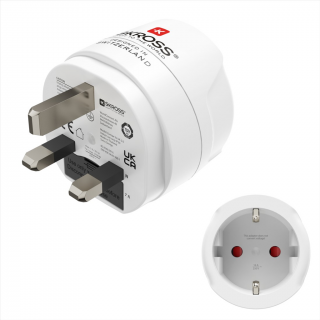 HAMA 223483  cestovný zásuvkový adaptér pre britské zásuvky, 3-pólový