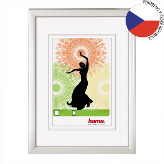 HAMA 31768  rámček plastový MADRID, biela, 30x40 cm