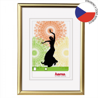 HAMA 66493  rámček plastový MADRID, zlatá, 30x40 cm