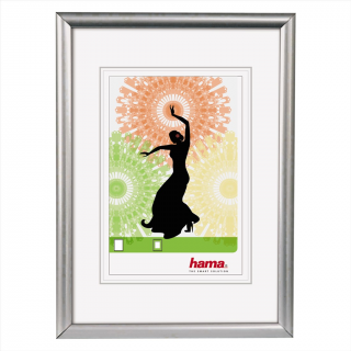 HAMA 66496  rámček plastový MADRID, strieborná, 13x18 cm