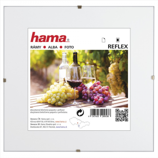 HAMA 67063013  clip-Fix, normálne sklo, 20 x 20 cm