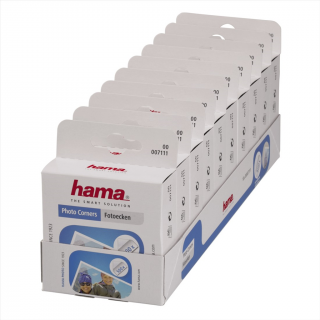 HAMA 7111  fotorožky samolepiace transparentné, viskóza papier, 500 ks