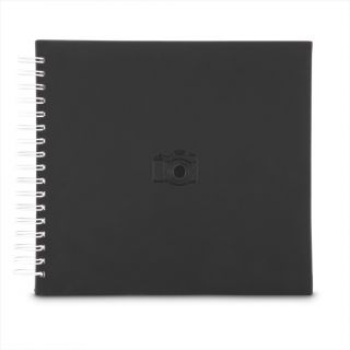 HAMA 7500  album klasický špirálový SINGS 28x24 cm, 50 strán, čierny