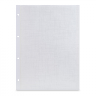 HAMA 7556  fotokartón s pergamenom, 23,3 x 31 cm, dierovaný, 25 listov, biela