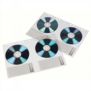HAMA 78352  zakladače na CD DVD, pre krúžkové zakladače, DIN A4, balenie 10 ks (