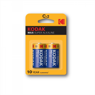 Kodak 227234   MAX alkalická batéria, C, 2 ks, blister