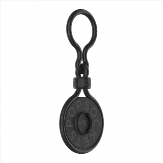 PopSockets 43114600  PopChain, prívesok na 2 výmenné vršky, plastový, čierny