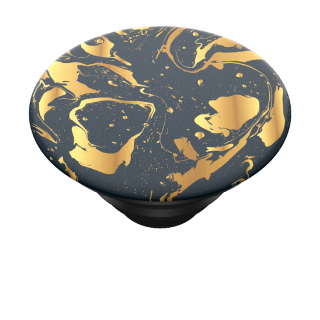 PopSockets 43130500  PopTop Gen.2, Gilded Swirl, zlatá špirála na čiernom pozadí