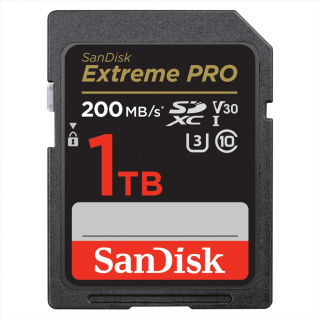 SanDisk 121599  Extreme PRO 1 TB SDXC Memory Card 200 MB s and 140 MB s, UHS-I,
