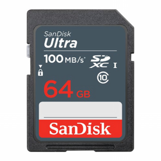 SanDisk 186557  Ultra 64 GB SDXC Memory Card 100 MB s