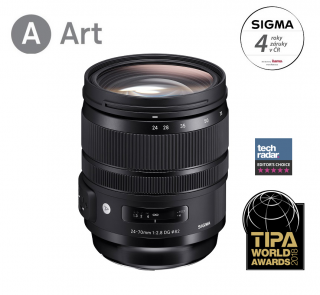 SIGMA 14131100  24-70 mm F2.8 DG OS HSM Art pre Canon EF