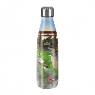 Step by Step 213546 Izolovaná fľaška na nápoj z nerezovej ocele 0,5 l, Ninja Kim