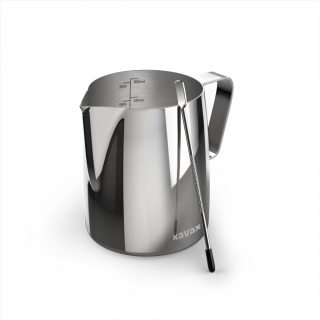Xavax 111280  Barista kanvička na prípravu mliečnej peny, s perom pre Latte Art,