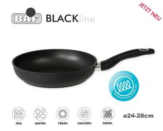 Titanová pánev Baf Black line 24 cm Indukce hluboka