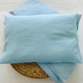 Mušelínové obliečky BABY BLUE I Ritkavsuchu.sk Veľkost obliečky (vankúš+paplón): Predĺžená 70x90cm + 140x220cm
