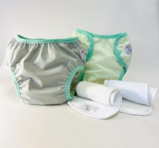 Sada tréningových nohavičiek I Ritkavsuchu.sk Veľkosť nohavičiek: 18-25kg - XL, Farba sady: Koala - Pistachio