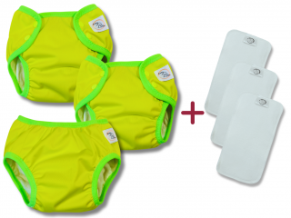 SADA tréningových nohavičiek - Lime Green Veľkosť nohavičiek: 12-17kg - L