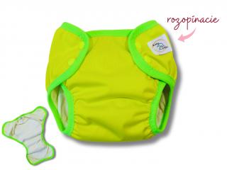 Tréningové nohavičky - Lime Green Naťahovacie alebo rozopínacie?: Rozopínacie (patentky v páse), Veľkosť: L (12-17kg)