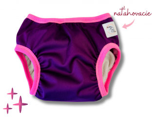 Tréningové nohavičky - Violet Naťahovacie alebo rozopínacie?: Naťahovacie (elastický pás), Veľkosť: L (12-17kg)