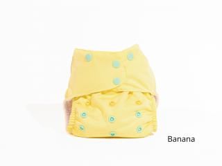 Vrchné PUL nohavičky I Ritkavsuchu.sk Veľkosť PUL nohavičiek: L (10-20kg), Vzor: Banana, Zapínanie v páse: na suchý zips