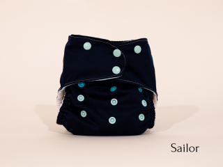 Vrchné PUL nohavičky I Ritkavsuchu.sk Veľkosť PUL nohavičiek: L (10-20kg), Vzor: Sailor, Zapínanie v páse: na suchý zips