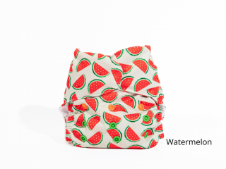Vrchné PUL nohavičky I Ritkavsuchu.sk Veľkosť PUL nohavičiek: L (10-20kg), Vzor: Watermelon, Zapínanie v páse: na suchý zips